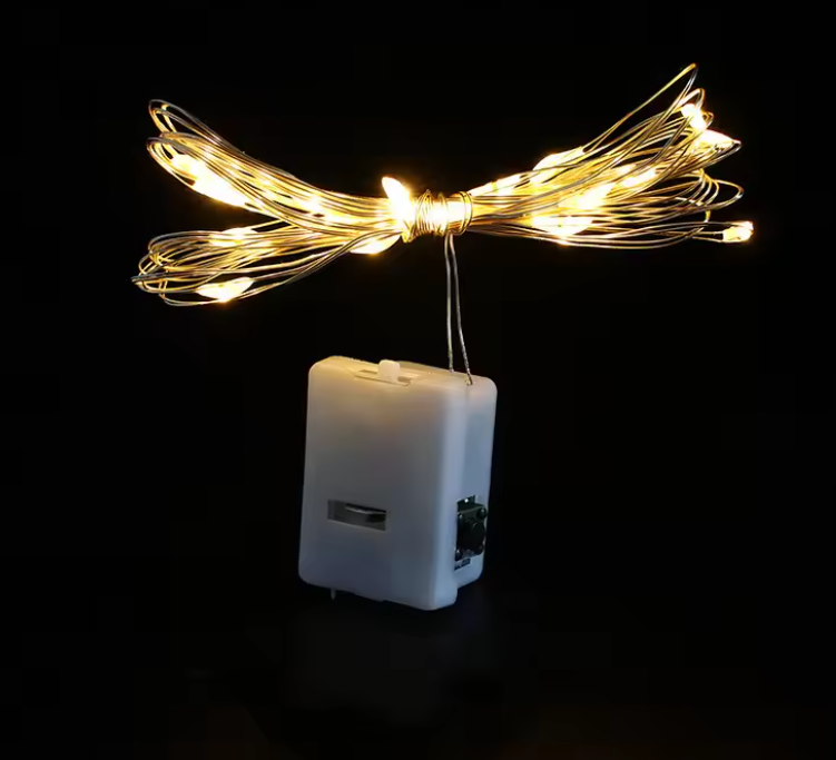 Tira LED para arbol de navidad de fieltro (3M) ✨