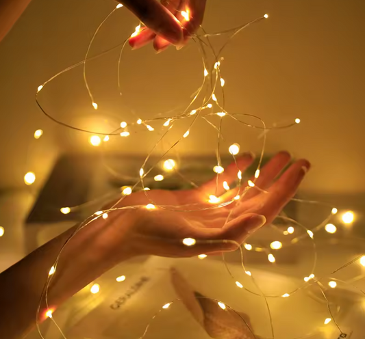 Tira LED para arbol de navidad de fieltro (3M) ✨